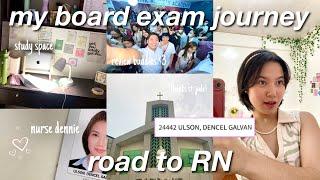 MY NURSING BOARD EXAM JOURNEY  ROAD TO RN! reality of passing a licensure exam in the philippines