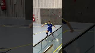 Was he diving backward?  #futsal #meme #fall #dive #backwards #shorts