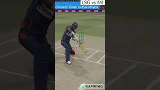 LSG vs MI | Cameron Green vs Kyle Mayers | IPL 2023 | Cricket 24 #shorts #short #viral