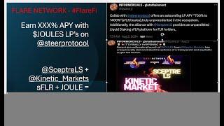 Flare Network  FlareFi $JOULES APY  on Steer Protocol