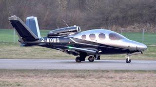 Cirrus SF50 Vision Jet Take-Off and Landing