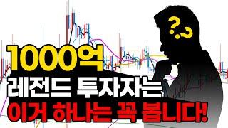 500만원으로 1,000억 만든 레전드 투자자의 지지저항 보는 방식