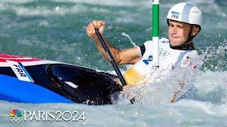 Nicolas Gestin caps Olympic debut with canoe gold in home waters | Paris Olympics | NBC Sports