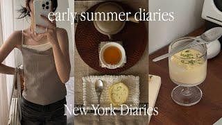Slow Days  마음이 말랑해지는 초여름 루틴 | 뉴욕 직장인의 쉬운 저녁 집밥 + 요즘 산 것들 | Simple Summer Meals [Eng Sub]