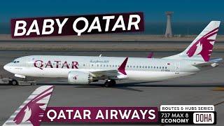 THE Modern Hub? · QATAR AIRWAYS Economy Class 737 Max 8  Doha - Riyadh  Doha & It's Bears!