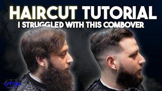 I STRUGGLED with this COMBOVER  | HAIRCUT TUTORIAL