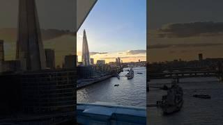 Sunset Over the River Thames, Seen From Tower Bridge #towerbridge #london