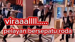 YANG LAGI VIRAL....APA YANG TERJADI.....PELAYAN HOTEL DAN RESTORAN BERSEPATU RODA