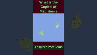 What is the Capital of Mauritius | Country and Capital | @pradhanseducation