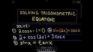Solving Trigonometric Equations
