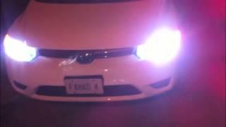 8000K HID Lights Conversion Kit (55W) on a Honda Civic