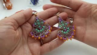 Diy video tutorial in collaborazione con la #nbeads ,,LA REGINA DEGLI SCACCHI,, #earrings #orecchini