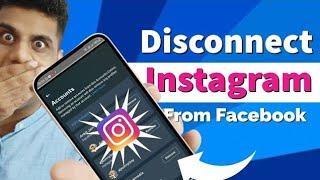 How to Disconnect Facebook from Instagram