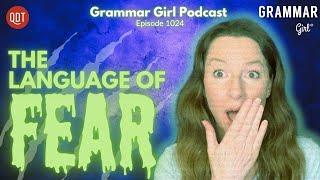 Why don't we say 'I'm smarter than YOU'RE'? The language of fear. Catherineisms. Grammar Girl 1024