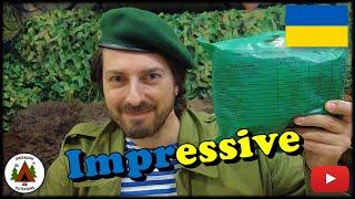 Ukrainian Military Ration (Exp 2024) - Lunch Menu - Impressive Quality