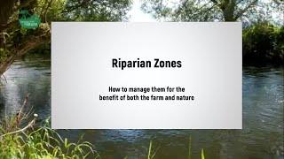 Managing riparian zones on your farm