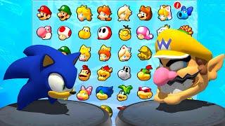 Head Wario vs  Head Sonic Epic Battle in the Spiny Cup!  Mario Kart 8 Deluxe