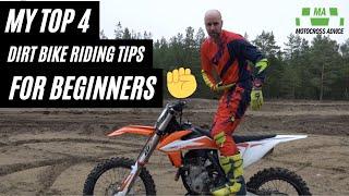 TOP 4 Dirt Bike Riding Tips For Beginners w/ Martin Varrand