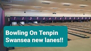 Bowling on the new machines - Tenpin Swansea 28th of January 2022