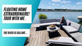 Columbia River floating home for sale - its a stunner!