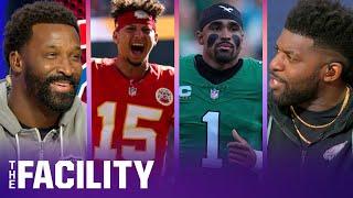 Are the Eagles best in the NFC with win, are Chiefs disrespected as (+2) underdogs? | THE FACILITY