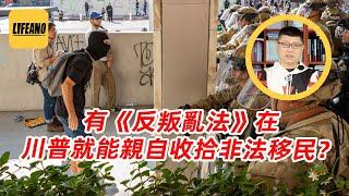 袁Sir聊加州骚乱：有反叛乱法在，川普就能亲手收拾非法移民？#lifeano漫聊 250621