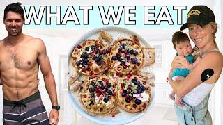 Nutritionist vs. Husband | What We Eat In A Day [High Protein Meal Ideas]