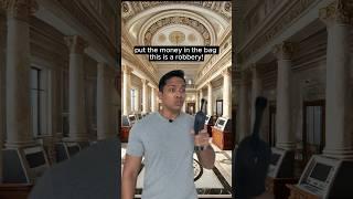 How to NOT rob a bank… #comedyshorts #englishaccent