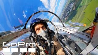 Flying Inside a P-38 Lightning During an Airshow