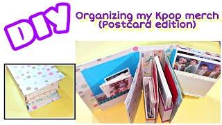 DIY BTS POSTCARD ORGANIZER/ Organizing my Kpop merch / ARMY MayC