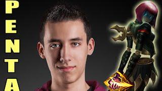 PowerOfEvil runeglaive Orianna Penta Kill! Unicorns of Love vs Gambit | S5 EU LCS Summer 2015 W8D2