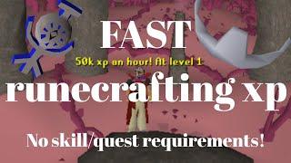 Level 1-40 Fast Runecrafting xp guide - OSRS