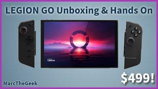 LEGION GO Unboxing & Hands-On | Purchased for $499!
