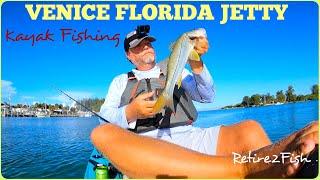 Kayak Fishing; VENICE FLORIDA JETTY