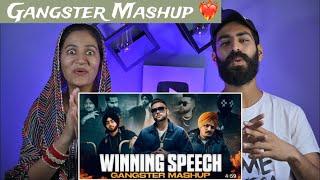 Reaction On : Gangster Mashup ~ Sidhu Moose Wala X Karan Aujla X Shubh | Beat Blaster