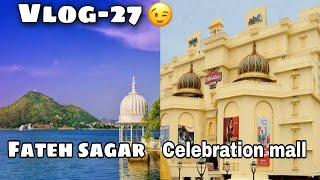 Aaj Gaye Fateh sagar lake or celebration mall vlog-27 || Ali Aalim Vlogs #dailyvlog