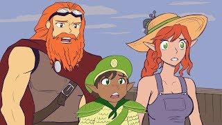 Ulfgar's descent: Not Another D&D Podcast Animatic