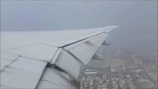 777-330ER TAKEOFF IN BAD WEATHER