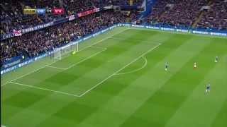 Charlie Adam Scores From Half Way (Chelsea vs Stoke - 04/04/2015)