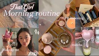 My Selfcare Saturday Morning Routine🫧|| -Grwm, Makeup tut, Pr Unboxings, Skincare - Vixctoria