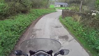 driving motorcycle in Hindon UK