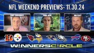 NFL Discussion Today: Steelers vs Bengals, Cardinals vs Vikings, Ravens vs Eagles & Bills vs 49ers