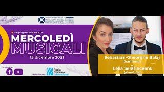 MERCOLEDì MUSICALI III 2021 – Sebastian-Gheorghe Balaj (baritono) e Lelia Serafinceanu (pianoforte)