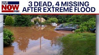 Deadly flooding: 3 dead, 4 missing in Bucks County, Pennsylvania | LiveNOW from FOX