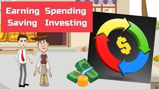 Earning, Spending, Saving and Investing: A Simple Explanation for Kids and Beginners