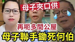 何太母子夾口供！整死何伯！目標再壓多間公屋？ 挑釁「先受一刀」重創何伯！離婚「攞盡福利」成人生大贏家！