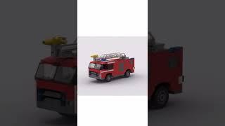 Here’s the short animation  video of building the LEGO Fire Truck in Bricklink Studio! #LEGO