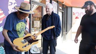 Gifting a Guitar to Roberto at Norman's Rare Guitars