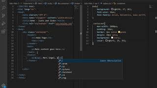 Setting up your project