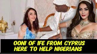 ONI OF IFE NEW WIFE FROM CYPRUS HERE TO HELP US IN NIGERIA